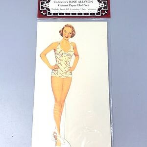 June Allyson Celebrity Cut-Out Paper Dolls